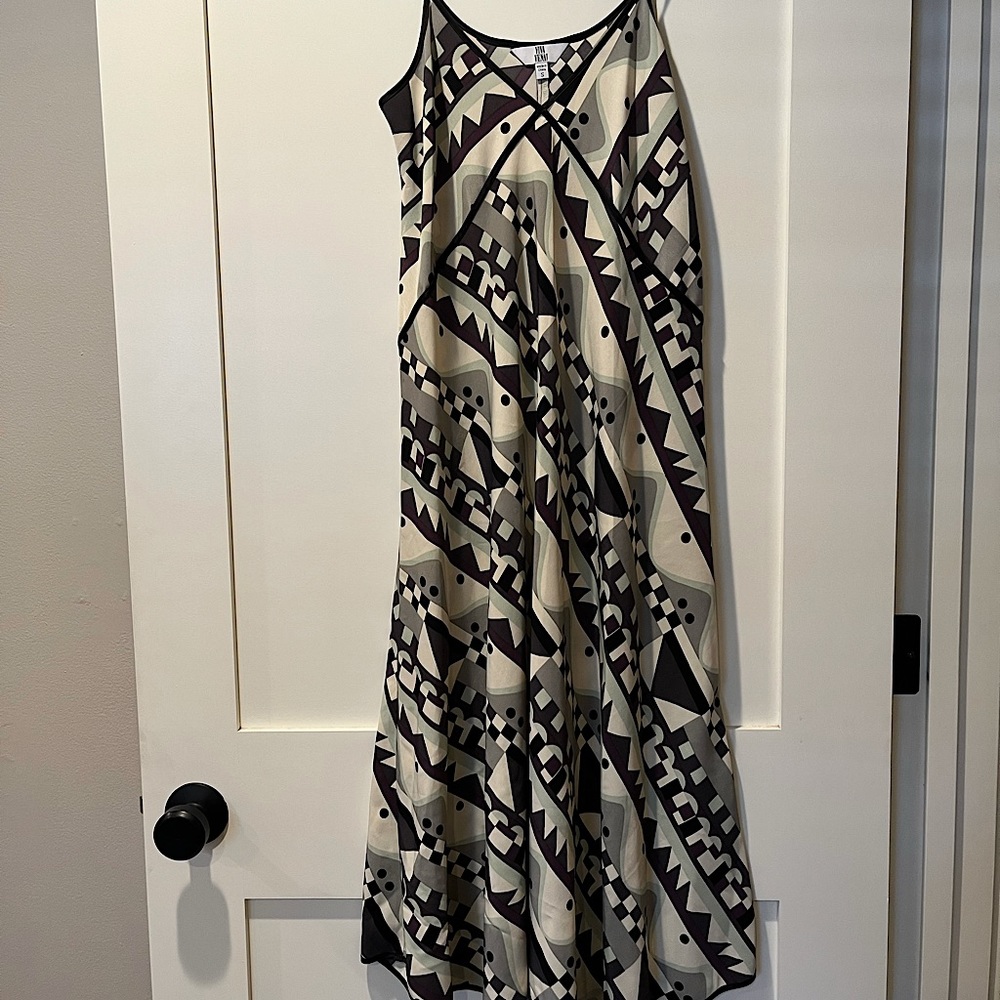 Long printed dress